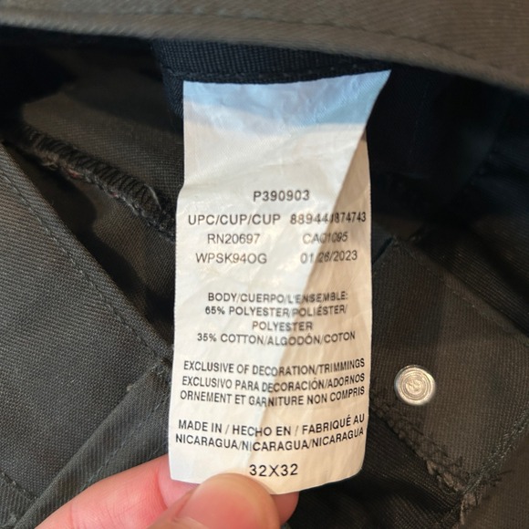 Dickies Skateboarding Flex Work Pants Mens 32x32 Charcoal Gray Relaxed Fit - Picture 4 of 9